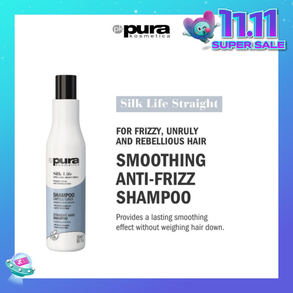 Silk Life Straight Hair Shampoo (For Smoothing & Anti-Frizz) 250ml