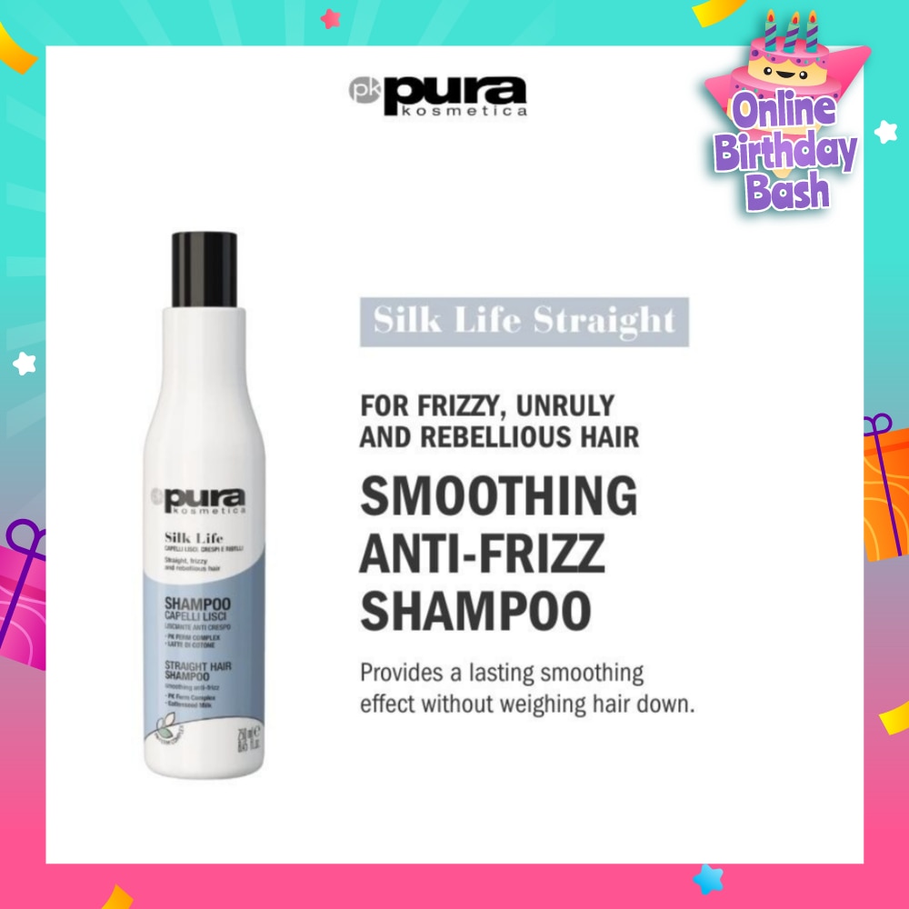 Silk Life Straight Hair Shampoo (For Smoothing & Anti-Frizz) 250ml