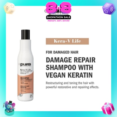 PURA KOSMETICA - Kera-V Life Damaged Hair Shampoo (For Damaged Hair) 250ml