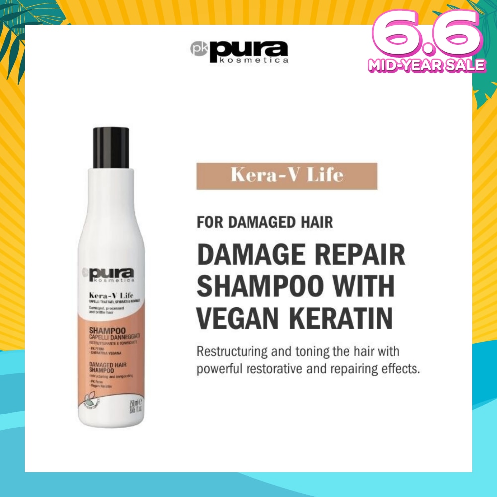 Kera-V Life Damaged Hair Shampoo (For Damaged Hair) 250ml