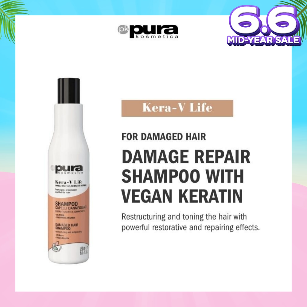 Kera-V Life Damaged Hair Shampoo (For Damaged Hair) 250ml