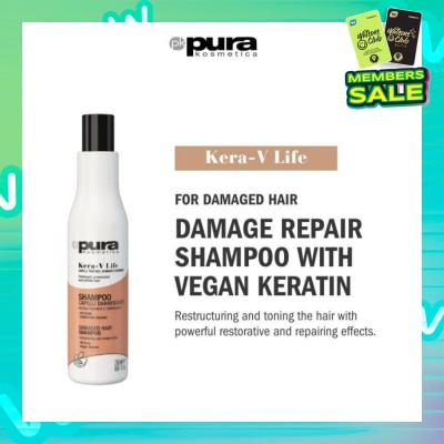 PURA KOSMETICA Kera-V Life Damaged Hair Shampoo (For Damaged Hair) 250ml