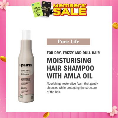 PURA KOSMETICA Pure Life Regenerating Shampoo (For Dry + Frizzy and Dull Hair) 250ml