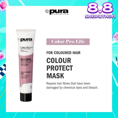 PURA KOSMETICA Color Pro Life Colour Protect Mask (For Dyed + Bleached & Coloured Hair) 200ml