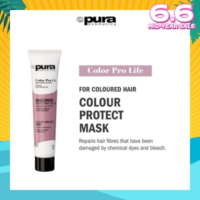 PURA KOSMETICA Color Pro Life Colour Protect Mask (For Dyed + Bleached & Coloured Hair) 200ml