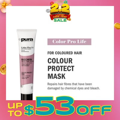 PURA KOSMETICA Color Pro Life Colour Protect Mask (For Dyed + Bleached & Coloured Hair) 200ml