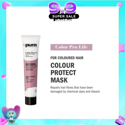 PURA KOSMETICA - Color Pro Life Colour Protect Mask (For Dyed + Bleached & Coloured Hair) 200ml image