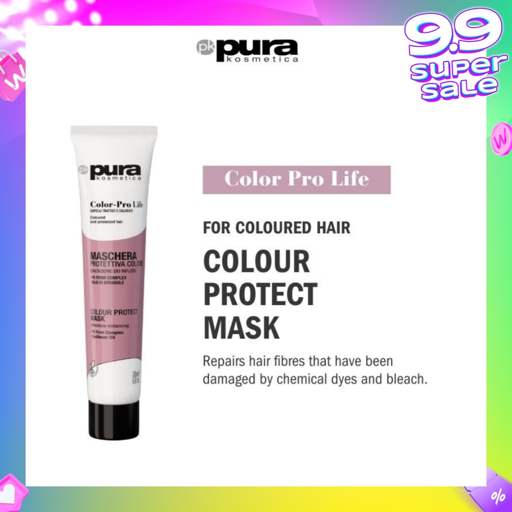 Color Pro Life Colour Protect Mask (For Dyed + Bleached & Coloured Hair) 200ml