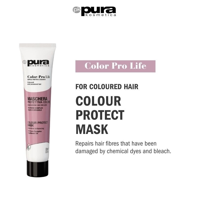 Color Pro Life Colour Protect Mask (For Dyed + Bleached & Coloured Hair) 200ml