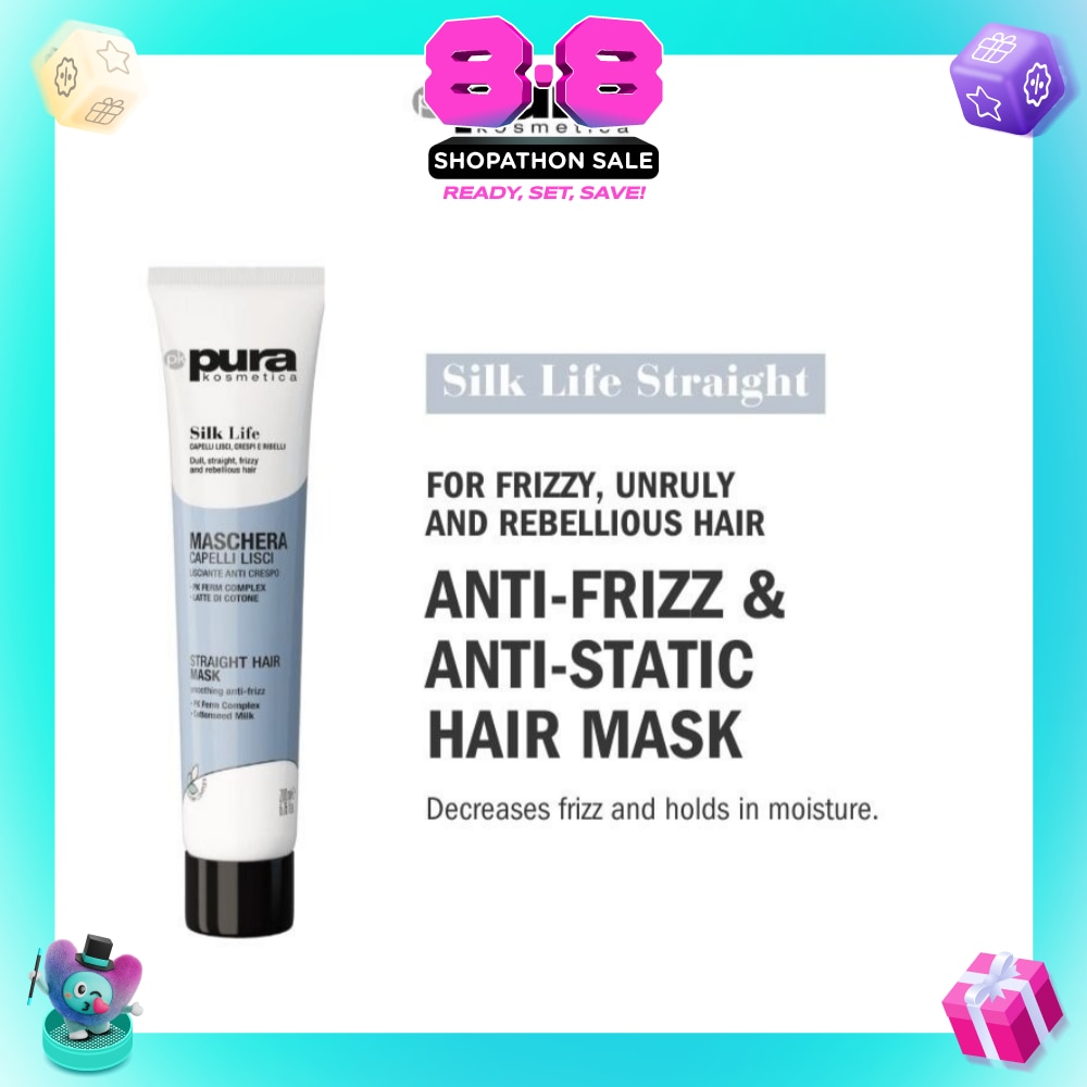 Silk Life Straight Hair Mask (For Smoothing & Anti-Frizz) 200ml