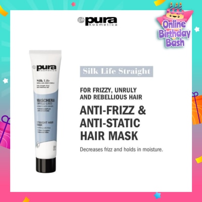 PURA KOSMETICA Silk Life Straight Hair Mask (For Smoothing & Anti-Frizz) 200ml
