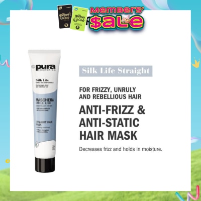 PURA KOSMETICA - Silk Life Straight Hair Mask (For Smoothing & Anti-Frizz) 200ml
