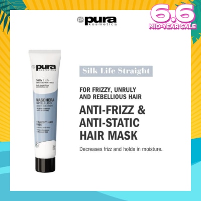 PURA KOSMETICA Silk Life Straight Hair Mask (For Smoothing & Anti-Frizz) 200ml