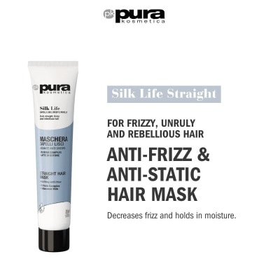 PURA KOSMETICA Silk Life Straight Hair Mask (For Smoothing & Anti-Frizz) 200ml