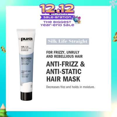 PURA KOSMETICA Silk Life Straight Hair Mask (For Smoothing & Anti-Frizz) 200ml
