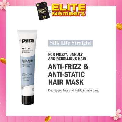 PURA KOSMETICA Silk Life Straight Hair Mask (For Smoothing & Anti-Frizz) 200ml
