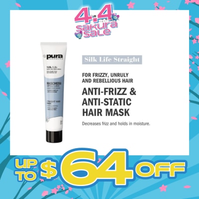 PURA KOSMETICA - Silk Life Straight Hair Mask (For Smoothing & Anti-Frizz) 200ml