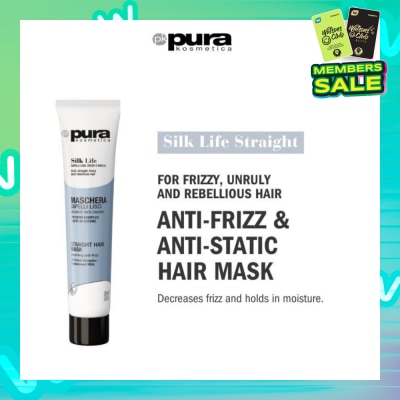 PURA KOSMETICA Silk Life Straight Hair Mask (For Smoothing & Anti-Frizz) 200ml