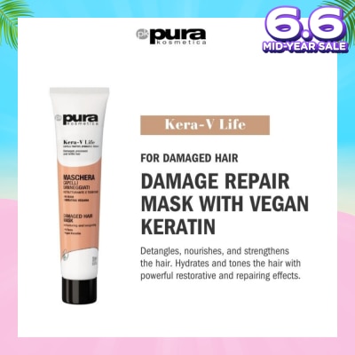 PURA KOSMETICA Kera-V Life Damaged Hair Mask 200ml (For Damaged Hair)