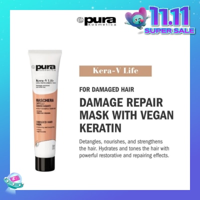 PURA KOSMETICA Kera-V Life Damaged Hair Mask 200ml (For Damaged Hair)