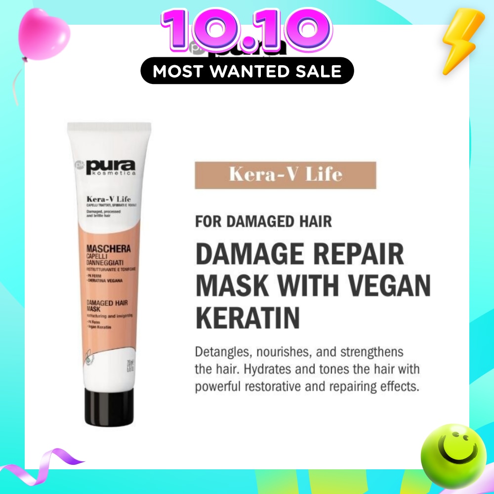 Kera V Life Damaged Hair Mask 200ml (For Damaged Hair) image