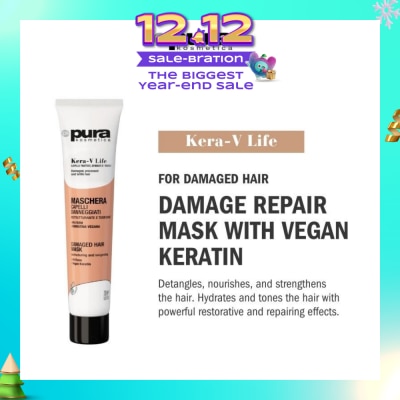 PURA KOSMETICA Kera-V Life Damaged Hair Mask 200ml (For Damaged Hair)