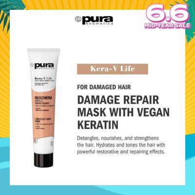 PURA KOSMETICA Kera-V Life Damaged Hair Mask 200ml (For Damaged Hair)