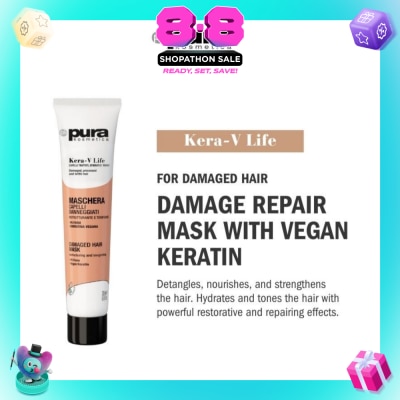 PURA KOSMETICA - Kera-V Life Damaged Hair Mask 200ml (For Damaged Hair)