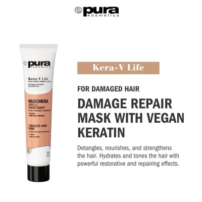 PURA KOSMETICA Kera-V Life Damaged Hair Mask 200ml (For Damaged Hair)