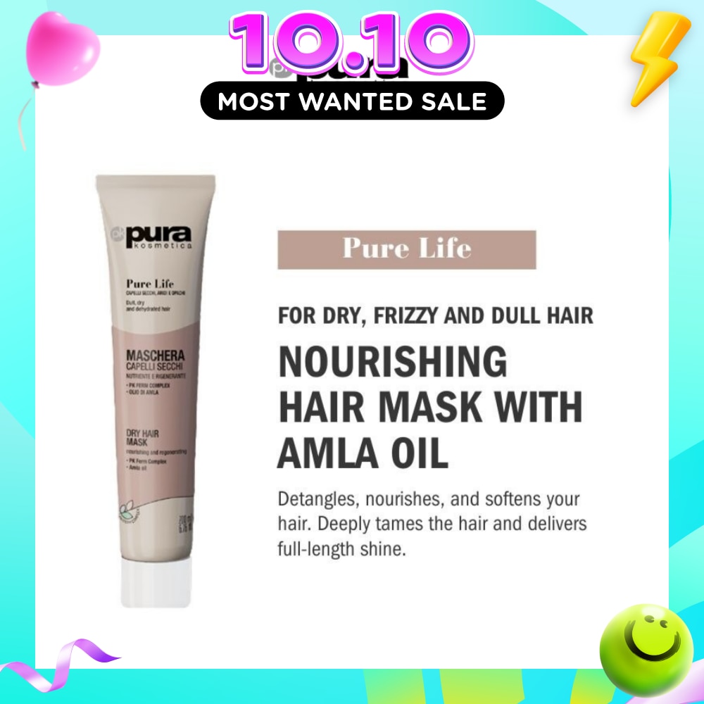 Pure Life Restorative Mask (For Dry + Frizzy and Dull Hair) 200ml image