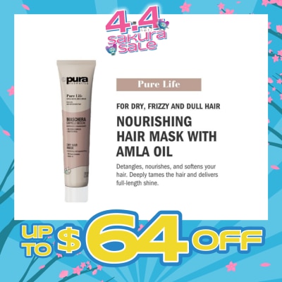 PURA KOSMETICA - Pure Life Restorative Mask (For Dry + Frizzy and Dull Hair) 200ml