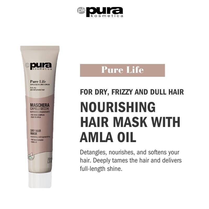 Pure Life Restorative Mask (For Dry + Frizzy and Dull Hair) 200ml