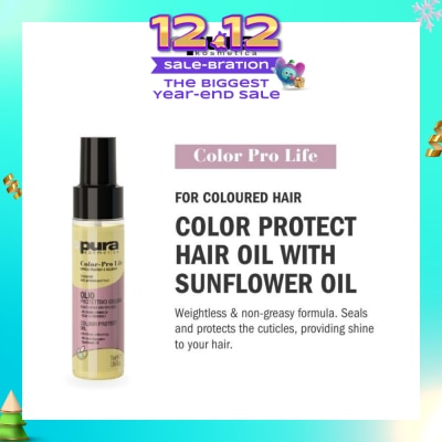 PURA KOSMETICA Color Pro Life Colour Enhancing Protective Oil (For Dyed & Coloured Hair) 55ml