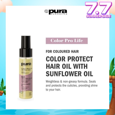 PURA KOSMETICA Color Pro Life Colour Enhancing Protective Oil (For Dyed & Coloured Hair) 55ml