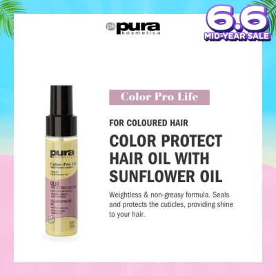 PURA KOSMETICA Color Pro Life Colour Enhancing Protective Oil (For Dyed & Coloured Hair) 55ml