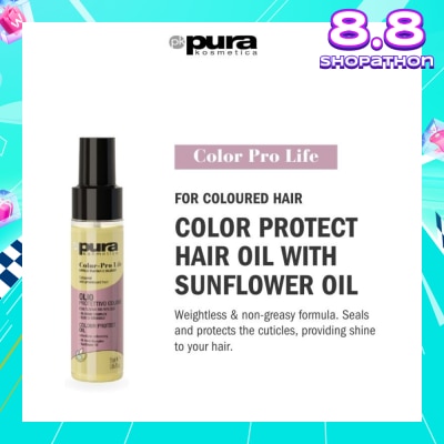 PURA KOSMETICA Color Pro Life Colour Enhancing Protective Oil (For Dyed & Coloured Hair) 55ml