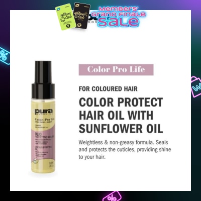 PURA KOSMETICA Color Pro Life Colour Enhancing Protective Oil (For Dyed & Coloured Hair) 55ml