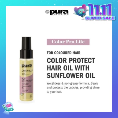PURA KOSMETICA Color Pro Life Colour Enhancing Protective Oil (For Dyed & Coloured Hair) 55ml