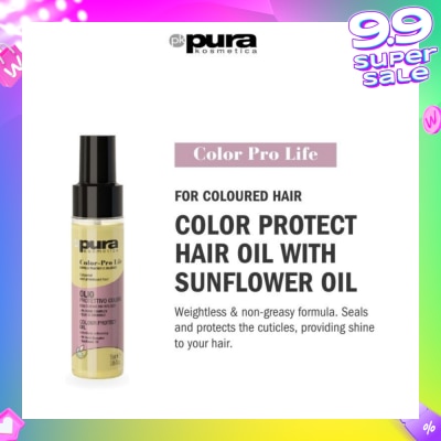 PURA KOSMETICA Color Pro Life Colour Enhancing Protective Oil (For Dyed & Coloured Hair) 55ml