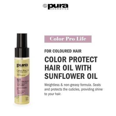 PURA KOSMETICA Color Pro Life Colour Enhancing Protective Oil (For Dyed & Coloured Hair) 55ml