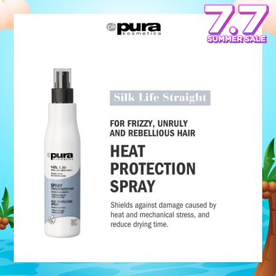 PURA KOSMETICA Silk Life Straight Hair Heat Protection Spray (For Smoothing Anti-Frizz) 150ml