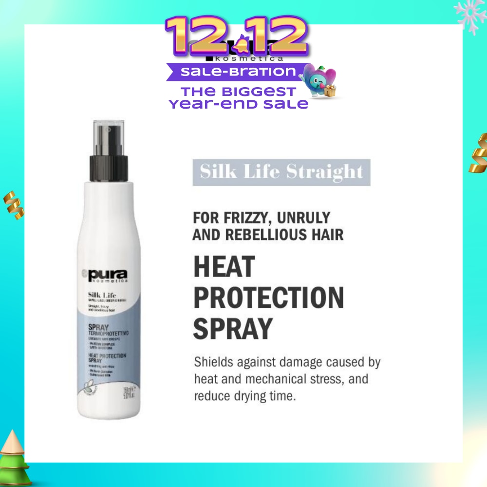 Silk Life Straight Hair Heat Protection Spray (For Smoothing Anti-Frizz) 150ml