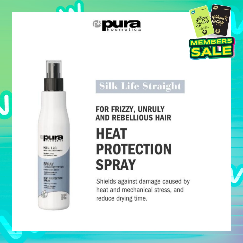 Silk Life Straight Hair Heat Protection Spray (For Smoothing Anti-Frizz) 150ml