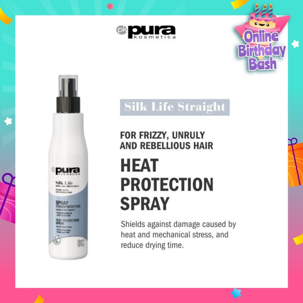Silk Life Straight Hair Heat Protection Spray (For Smoothing Anti-Frizz) 150ml