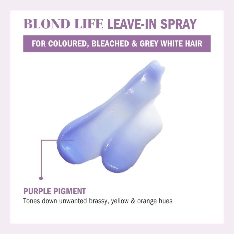 Blond Life Leave in Spray Mask (For Coloured + Bleached & Grey White Hair) 150ml