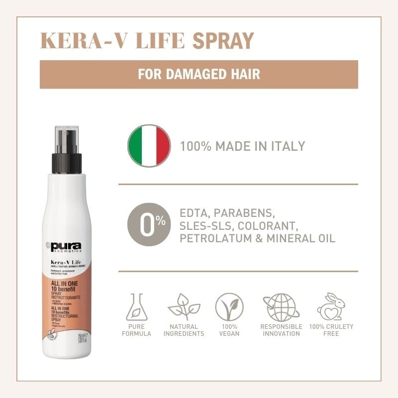 Kera-V Life All In One Spray (For Damaged Hair) 150ml