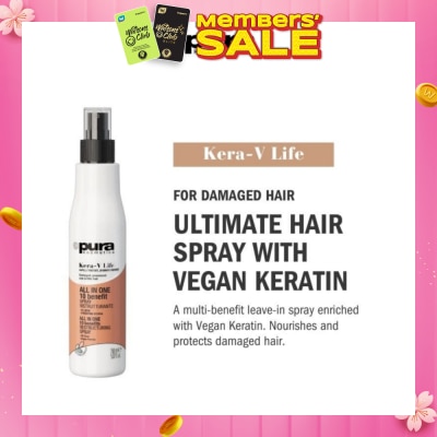 PURA KOSMETICA Kera-V Life All In One Spray (For Damaged Hair) 150ml