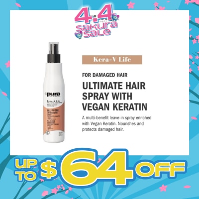 PURA KOSMETICA - Kera-V Life All In One Spray (For Damaged Hair) 150ml