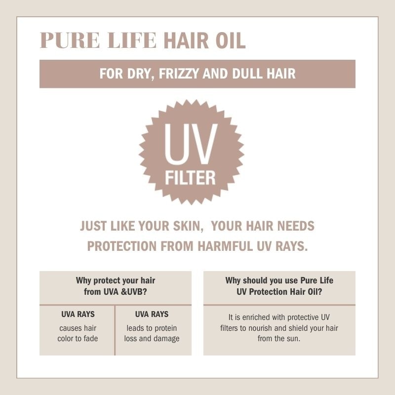 Pure Life Illuminating Elixir (For Dry + Frizzy and Dull Hair) 100ml