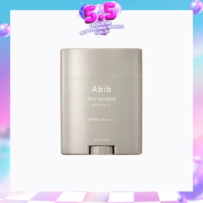 ABIB - Airy Sunstick Smoothing Bar (Waterproof Sun Stick, Spf50+ Pa++++) 22g (Expiry: Apr`2027)
